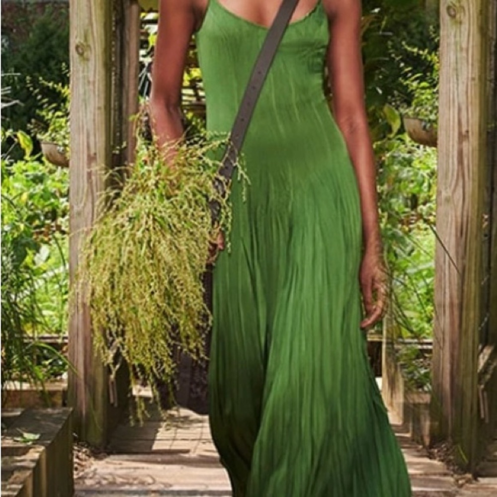 Michael Kors Vibrant Green Maxi Dress